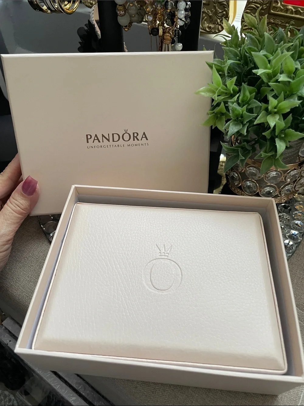 ✨Pandora Limited Edition Jewelry Case in Light Beige, Gift Boxed✨NEW